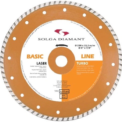 Solga Kotúč diamantový turbo 230 mm 10802230