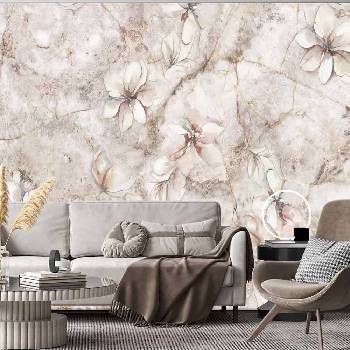 Image 1 of Decono Фототапет Каменни Цветя