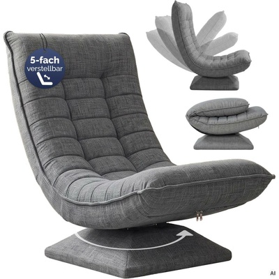 Casaria Aerdeen 87 x 60 x 105 cm šedá 109635