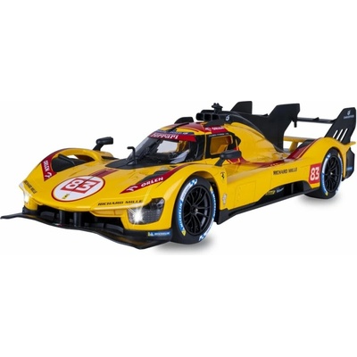 Jamara Ferrari 499P-N83 žluté 2,4GHz s manuálním otevíráním dveří 1:14