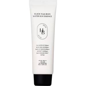 Heveblue Black Yuja Bean Water Sun Essence SPF 50+ PA++++ - Хидратиращ слънцезащитен крем за лице 50мл