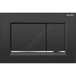 Geberit 115.883. KM. 1 - Бутон за промиване Sigma30 24, 6x16, 4 cm черен/лъскав хром (GB0040)