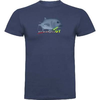 Тениска Kruskis GT Extreme Fishing short sleeve T-shirt - Blue (Denim Blue)