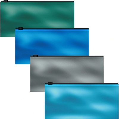 Obálka plastová ZIP Travel ErichKrause Glossy Ice Metallic