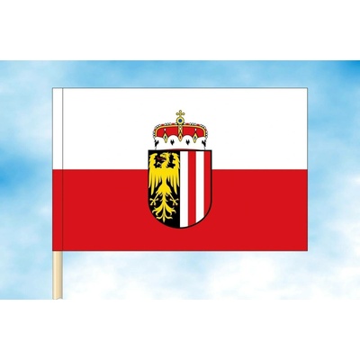 LIBEA, s.r.o. Horní Rakousko vlajka Rozměr: 40×60 cm, Uchycení: Návlek na žerď