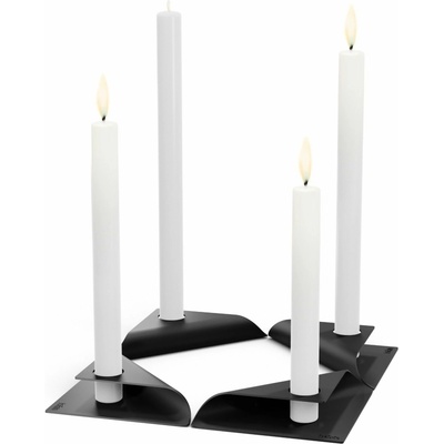 Höfats Square Candle Black, 4 ks (00369)
