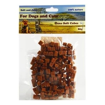 For Dogs and Cats Tuniakový mäso kocky 80 g