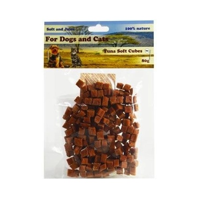 For Dogs and Cats Tuniakový mäso kocky 80 g
