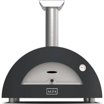 Alfa Pizza pec na drevo a plyn 3 Pizze hybrid šedá