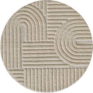 Ayyildiz Бежов кръгъл килим ø 80 cm Art - Ayyildiz Carpets (ART80801121BEIGE)