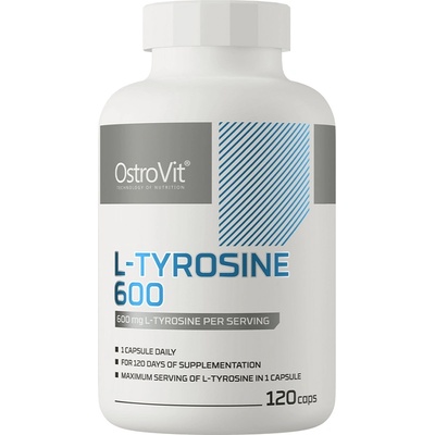 OstroVit L-Tyrosine 600 mg, 120 Capsules