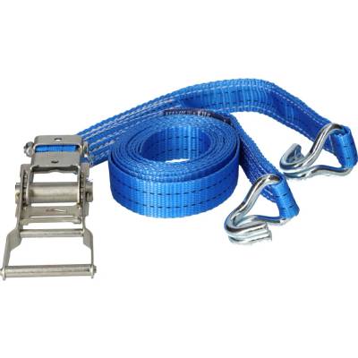 Upínací popruh, dvoudílný s ráčnou, délka 4 m, šířka 35 mm, pro PolyMove 150/250 a plynové lahve