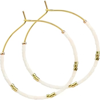 HARAHU Обеци ne-29868 - Бяла kp29868 (ne-29868)