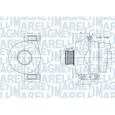 generátor MAGNETI MARELLI 063731934010