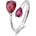 Brosway prsten Fancy Passion ruby BWFPR115