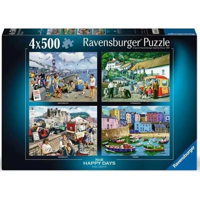 RAVENSBURGER Happy Days č.8 Dovolená 4x500 dílků