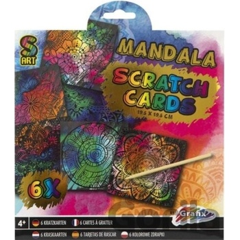 Škrabacie obrázky 6 ks