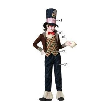 BigBuy Carnival Маскировъчен костюм за деца Жена луд шапкар Размер 3-4 години 27931d