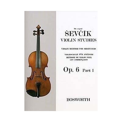 Otakar Ševčík Violin Studies Violin Method For Beginners Op.6 Part 1 noty na housle