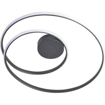 Polux Led Плафониера zefira led/40w/230v 4000k Ø 50 см антрацит (sa2181)