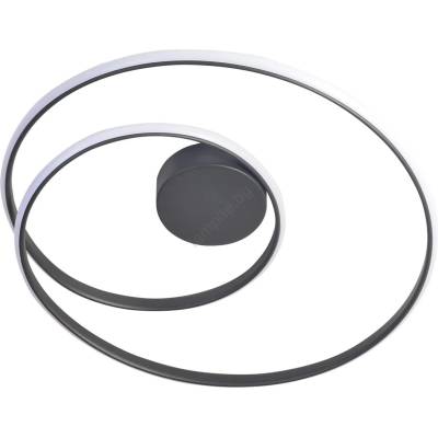 Polux Led Плафониера zefira led/40w/230v 4000k Ø 50 см антрацит (sa2181)