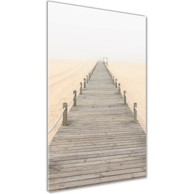 Vertikálny foto obraz sklenený Chodník na pláži 50x100 cm