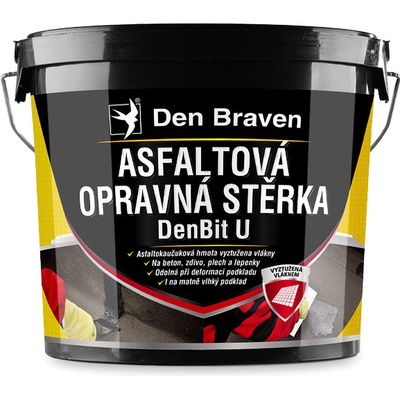 Den Braven Den Braven - Asfaltová opravná stierka DenBit U, vedro, 5 kg, čierna