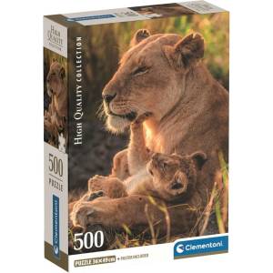 Clementoni Пъзел Clementoni от 500 части - Котешка любов (35620)