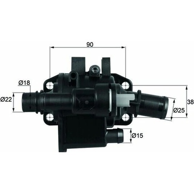 Termostat chladící kapaliny MAHLE ORIGINAL TH 42 83 (TH4283)