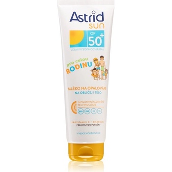 Astrid Sun rodinné mléko na opalování SPF50+ 250 ml