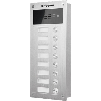 Nippon Аудиотабло за домофонна система Nippon (1*8) с RFID четец (2010010_1)