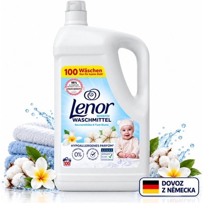 Lenor prací gel Sensitiv 4,5 l 100 PD