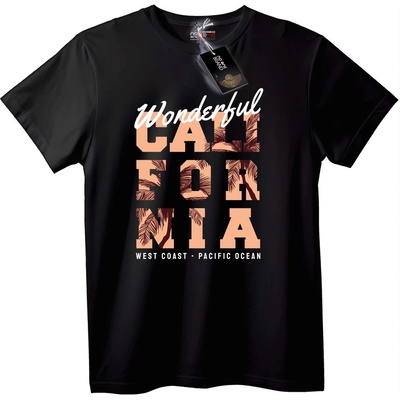 NOONEBRAND Тениска Прекрасна Калифорния - XL, White