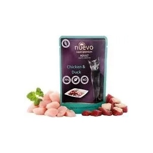 nuevo Chicken & Duck пауч за израснали котки с пиле и патица 85gr