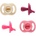 Tommee Tippee Ultra Light Stay Put 6-18 m биберон Girl 4 бр