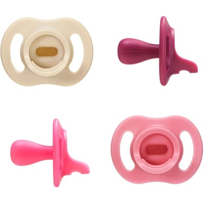 Tommee Tippee Ultra Light Stay Put 6-18 m биберон Girl 4 бр