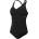 Speedo Womens Shaping V Neck 1 Piece - Black