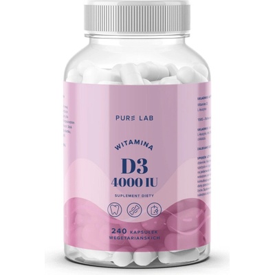 Pure Lab Vitamín D3 4000 IU 240 kapsúl