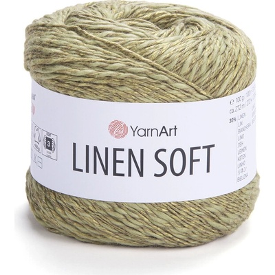 Yarn Art příze Linen Soft 7313 světle olivová