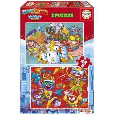 Educa Пъзел educa 19204 - 2 х 48 части - Супер неща (edu19204)