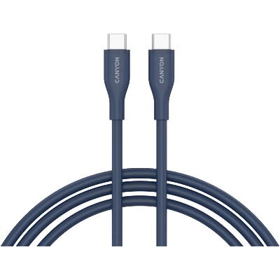 CANYON cable CC60SC10 C-C 60W 1m Silicon Dark blue