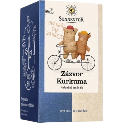 Sonnentor Zázvor kurkuma Bio 18 x 1,8 g