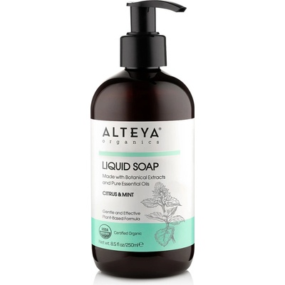 Alteya Organics tekuté mydlo Citrus & Mäta Bio 250 ml