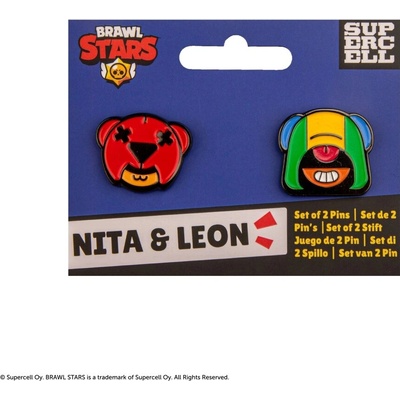 Odznáčky - Brawl Stars Nita & Leon, CR3231