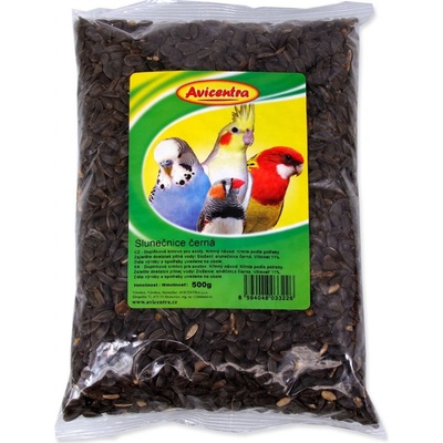 AVICENTRA slunečnice černá 500 g