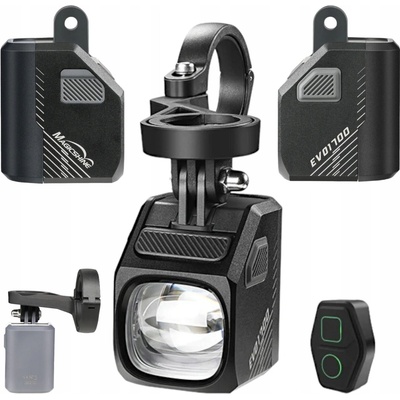 Magicshine Evo 1700 8f USB predne čierne