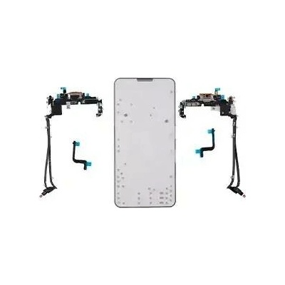 Nabíjecí obvod + Flex kabel iPhone 17 Pro Max – Genuine OEM – kosmická oranžová IPH1908