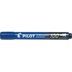 Pilot Пилотен маркер перманентен 100 кръгъл син (sca-100-l)