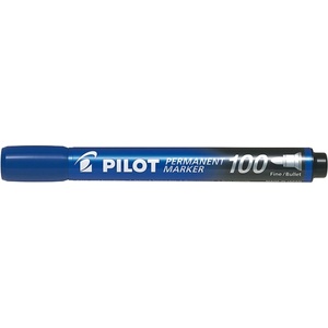 Pilot Пилотен маркер перманентен 100 кръгъл син (sca-100-l)