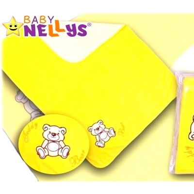 Baby Nellys Deka dečka MEDVÍDEK krémová